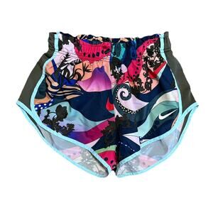 Nike Icon Clash Tempo 3" Running Shorts Womens Size Small Colorful Activewear